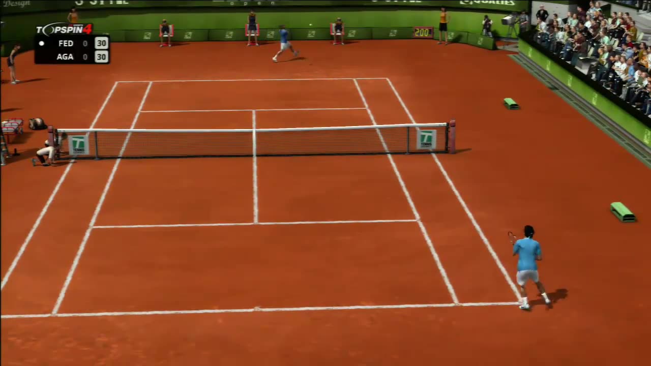 Top Spin 4 Online #11 Federer VS Wozniacki