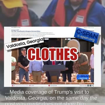 Fact Check: FAKE Photo Shows Trump Wading Through Flood Waters