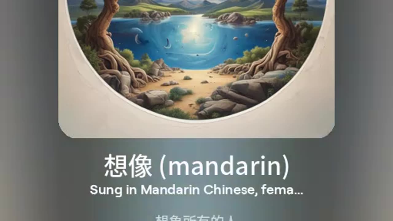 想像 (mandarin) - version 2