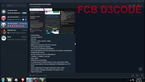 FCB D3CODE - WW3 SCARE EVENT Q DECODE - 2 AUG 2022