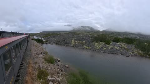 Train Excursion from Skagway, AK to Fraser, Yukon Territory via White Pass