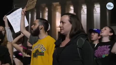 Protests at Supreme Court after leak shows possible end to Roe v. Wade | U