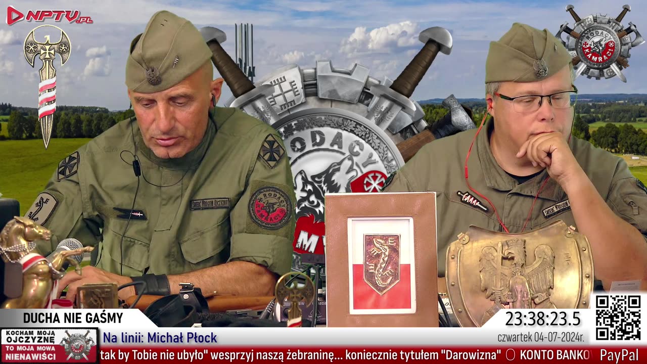 Ducha nie gaśmy! Czw. 4.07.2024r. W. Olszański, M. Osadowski NPTV.pl Rodacy Kamraci