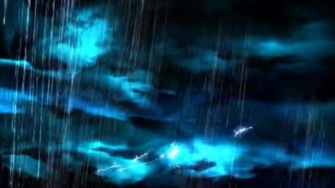 Rain thunder
