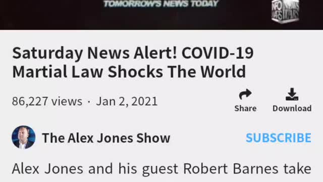 Get ready, virus and martial law