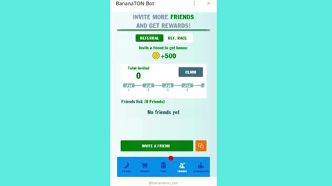 new mining mini app telegram banana ton