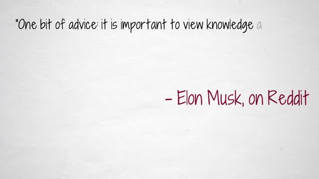 Elon Musk's 2 Rules For Learning Anything Faster