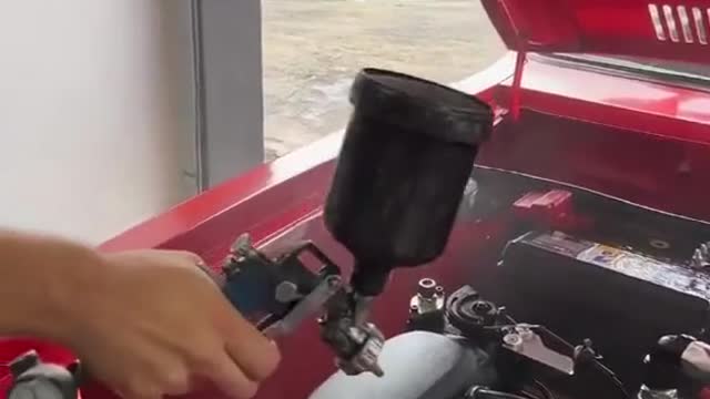 Engine painting