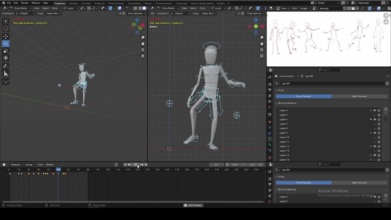 Anim - Animar un personaje con controladores (Sin audio)