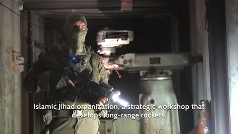 IDF: Inside the Tunnels of Rafah: The Islamic Jihad’s Largest Long-Range Rocket