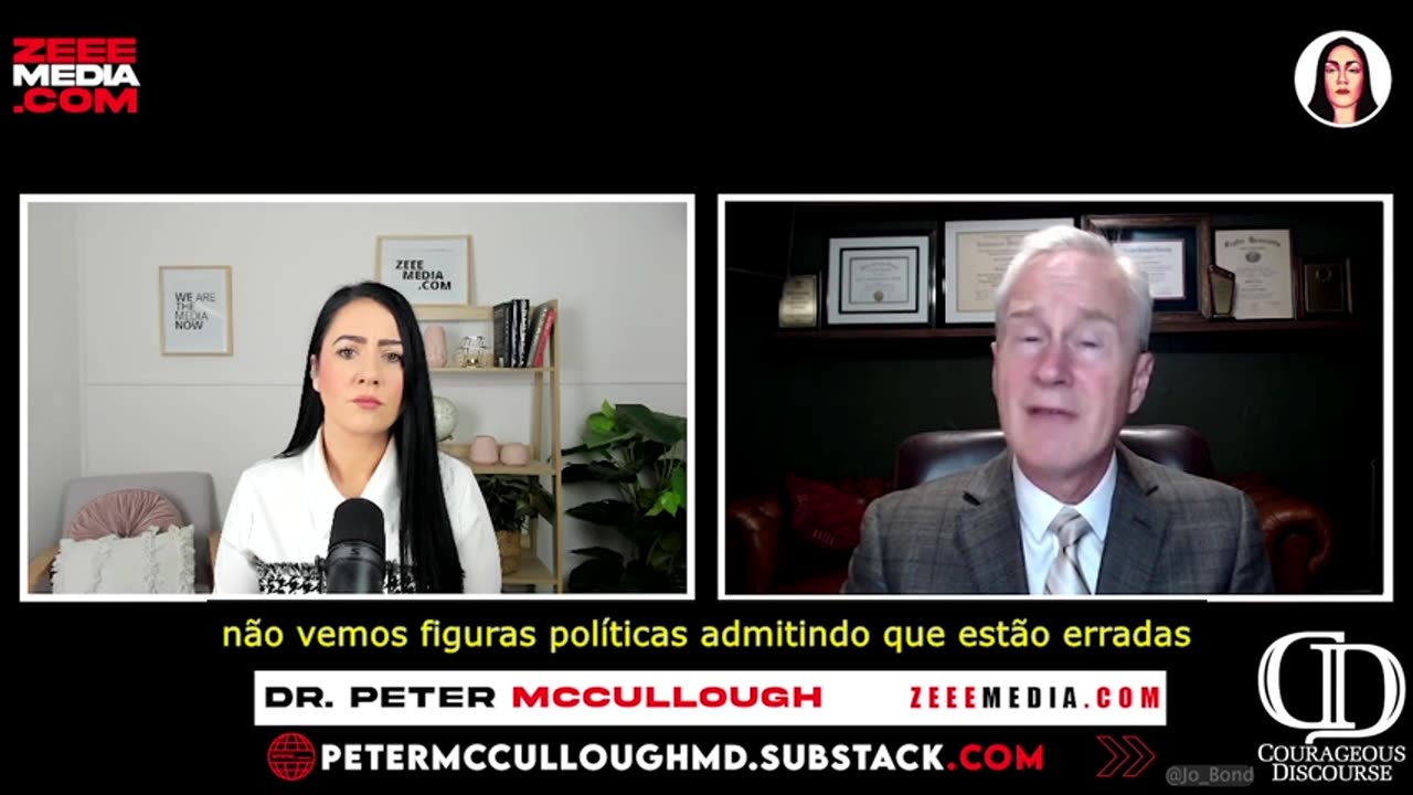 COVID-19 e Crises Transgênero: Dr. McCullough na ZEE MEDIA