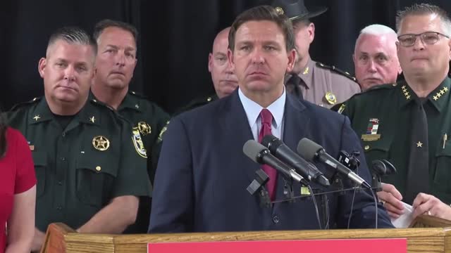 Governor DeSantis Press Conference Regarding the Border Crisis with Florida Law Enforcement 6/16/21