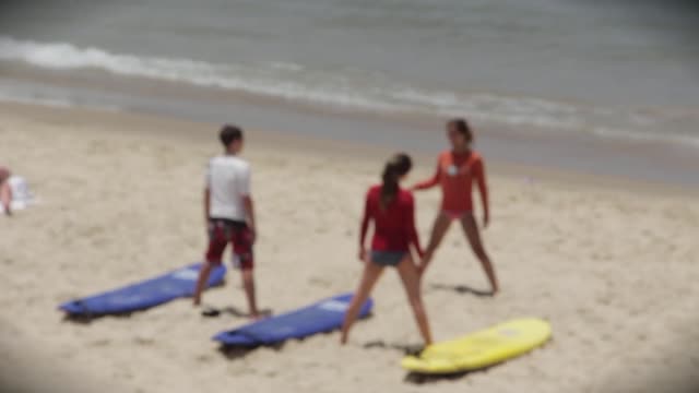 Yoga on the beach