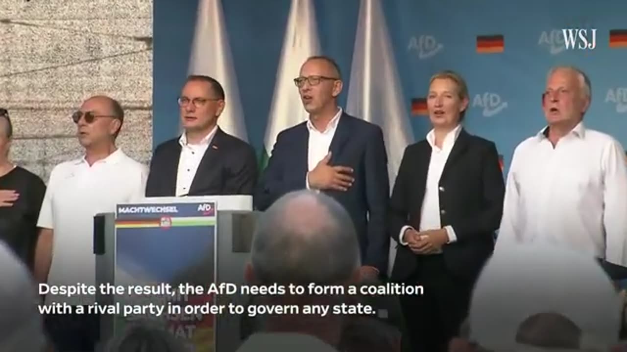 PRO GERMAN PEOPLE ANTI GLOBALIST, AfD Scores Historic Win in German State Election