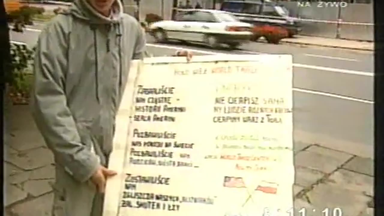 Program pierwszy fragment programu informacyjnego o Ataku na WTC z 12 września 2001 roku.ia