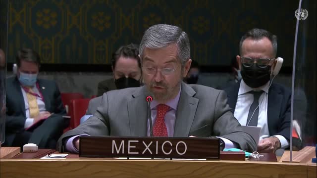 Mexico intervention at the extraordinary security council of UN the 3.11