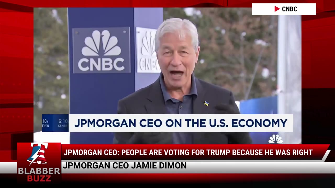 JPMorgan CEO: People Are Voting For Trump Because He Was Right