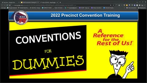 Precinct Convention Training 2022