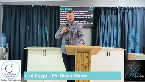 Get out of Egypt. Pastor Riaan en Charissa Maree