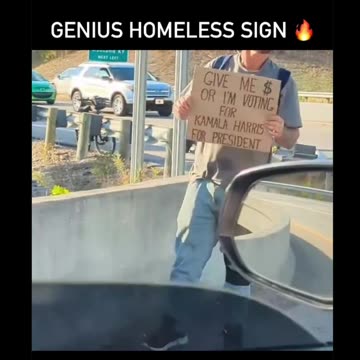 Give me money or Im voting for Kamala threat lol