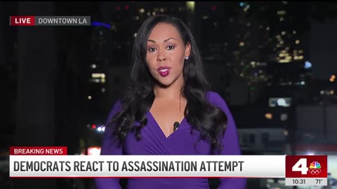 Democrats in Los Angeles react to Donald Trump assassination attempt.