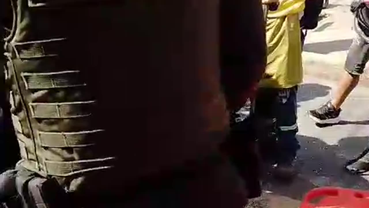 Accidente en el barrio Los Comuneros de Bucaramanga