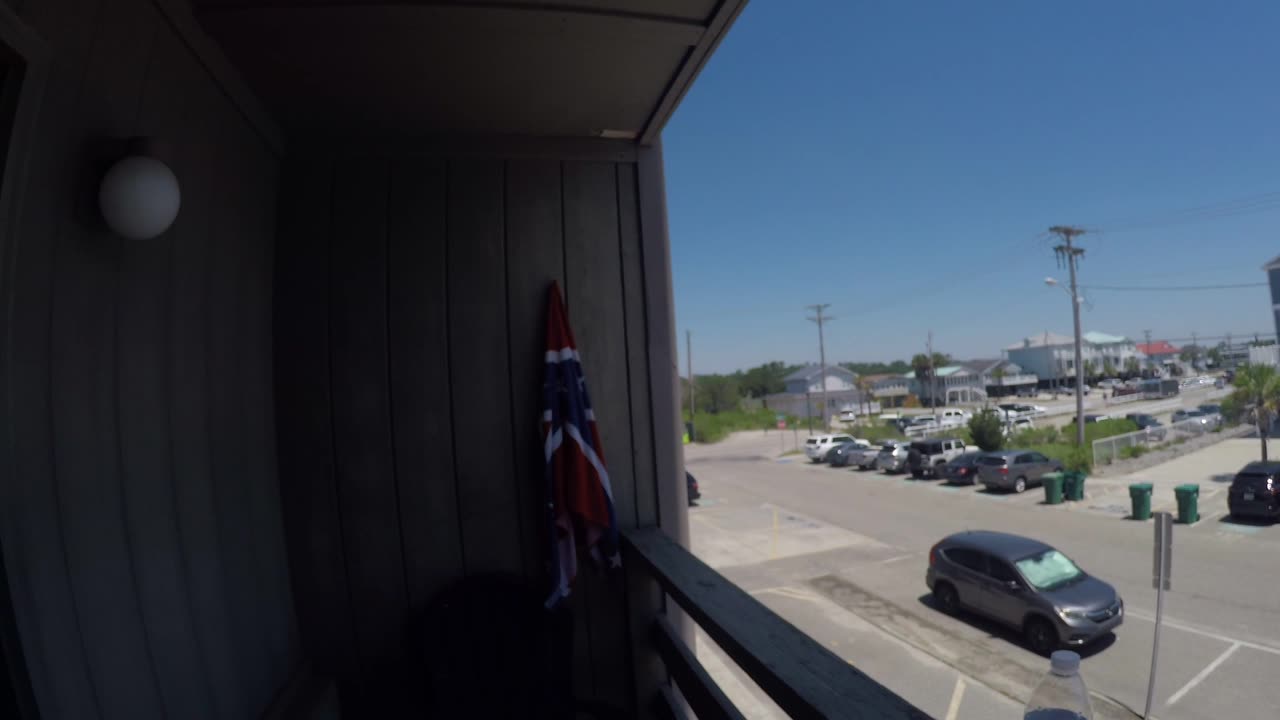 Real balcony talk about the Rebel flag