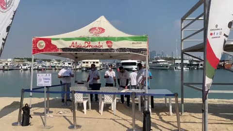 RC Boats RACE In Abu Dhabi Traxxas M41 Spartan Mono Pro boat Horizon