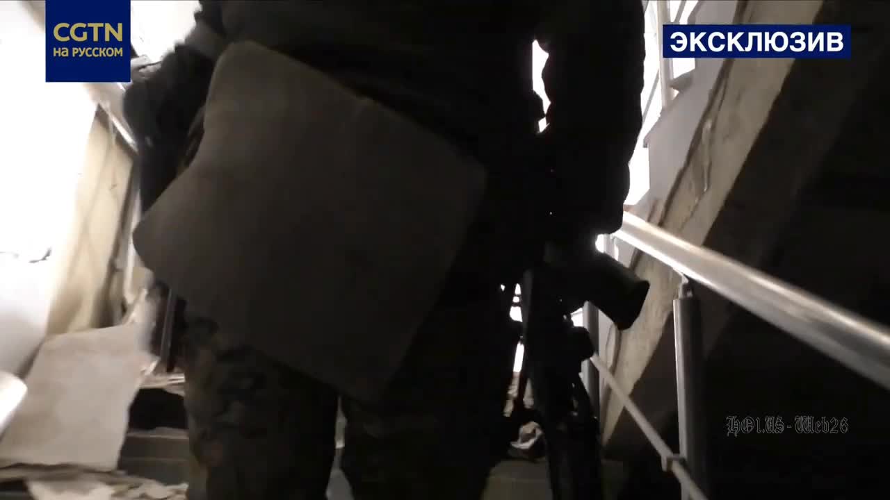 Situation at one of the sections of the security ring blocking the Azovstal plant