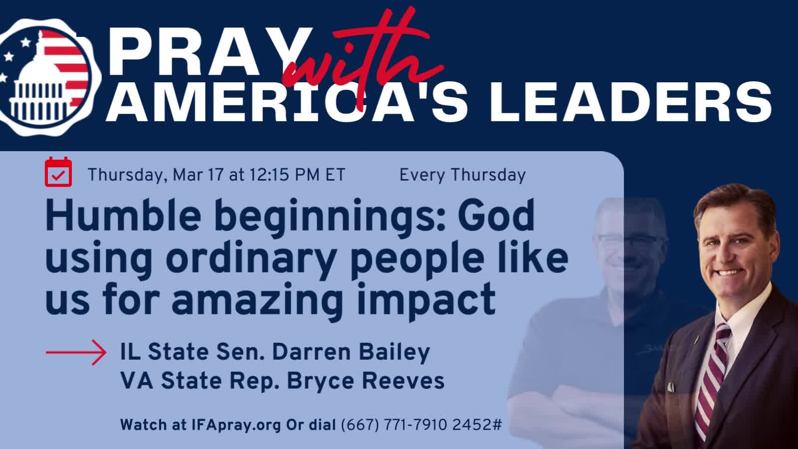 Pray With America's Leaders: God using ordinary people for extraordinary results in government