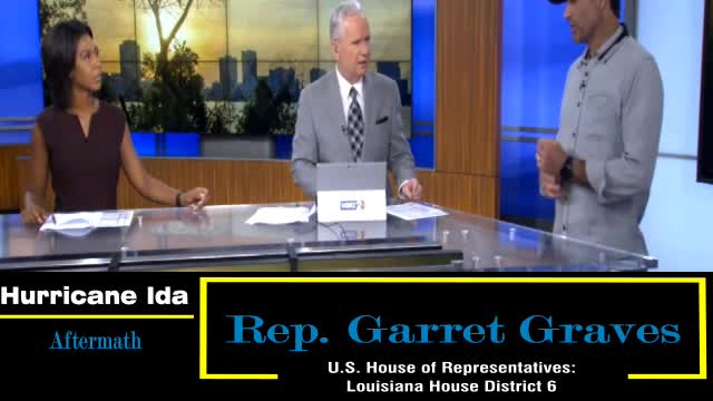 US Congressman Garret Graves from LA House District 6 Discusses Hurricane Ida - Pt 1