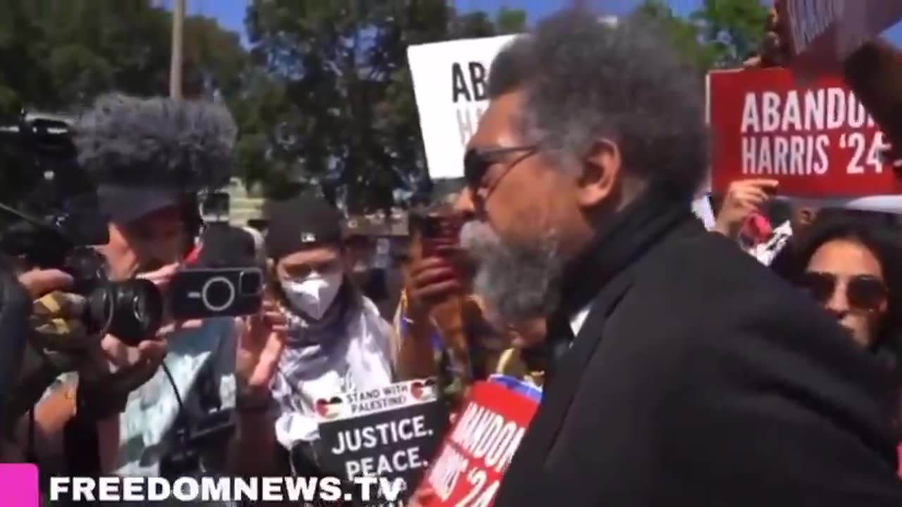 CORNEL WEST OUTSIDE OF THE DNC: THE DEMOCRATIC PARTY IS LIVING OUT AN ILLUSION