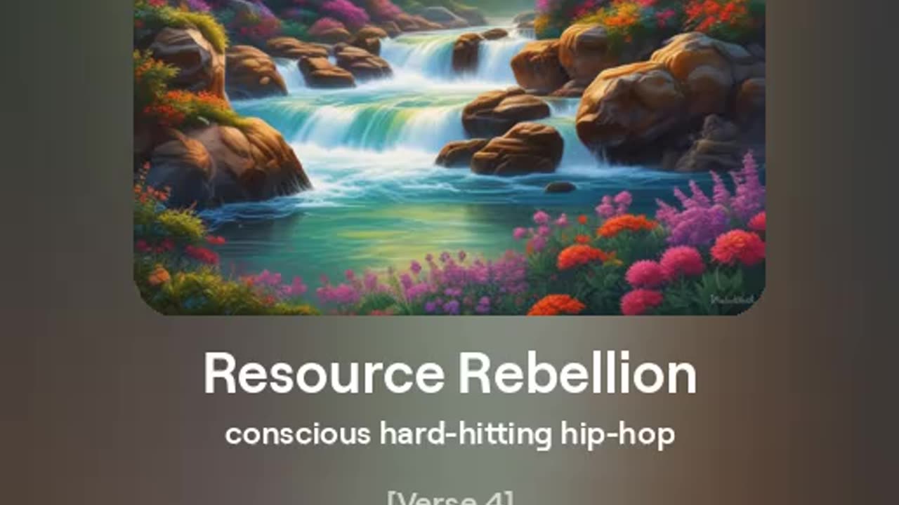 Resource Rebellion (resource-based economy rap song) (version 2)