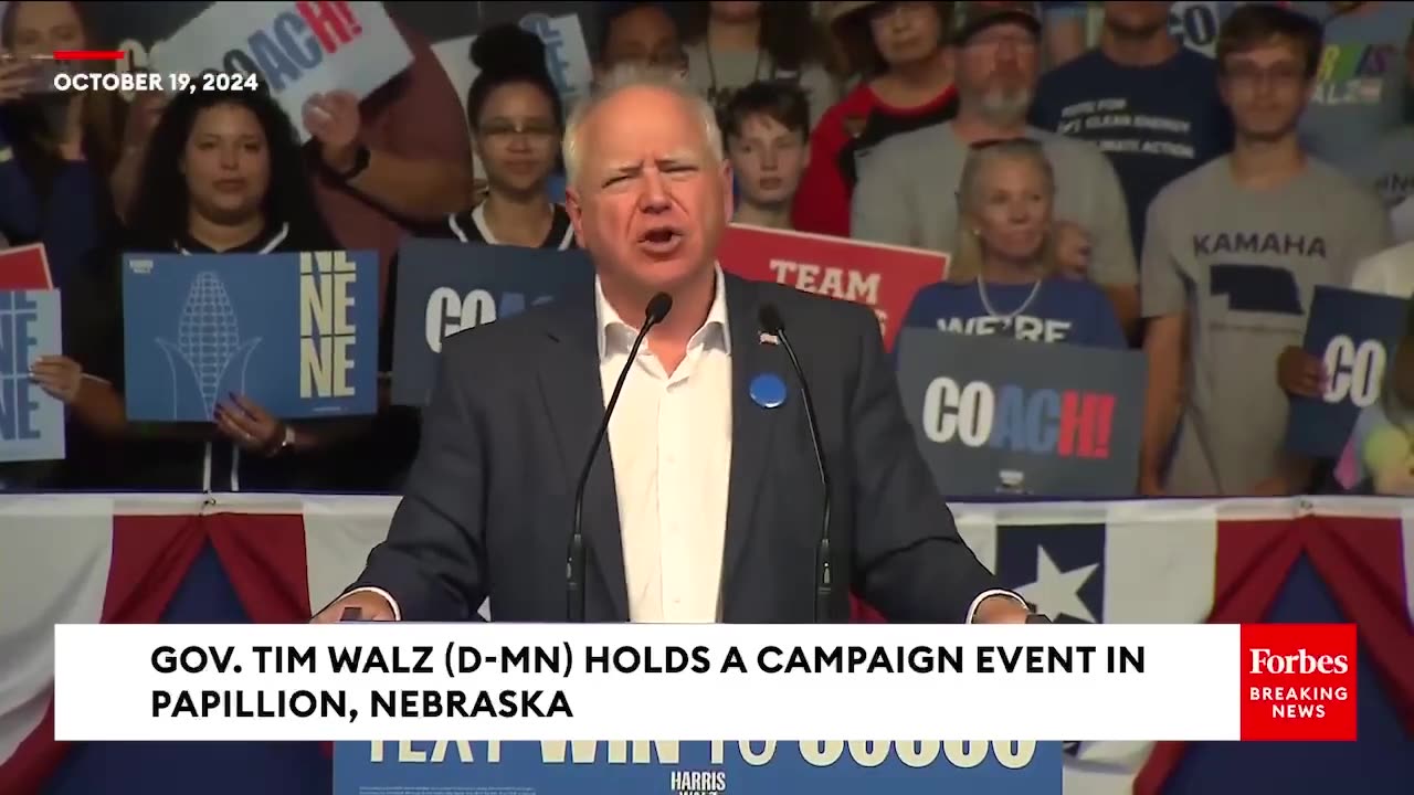 China Doesn t Pay The Tariffs, You Pay The Tariffs : Walz Rips Into Trump s Proposed Tariff