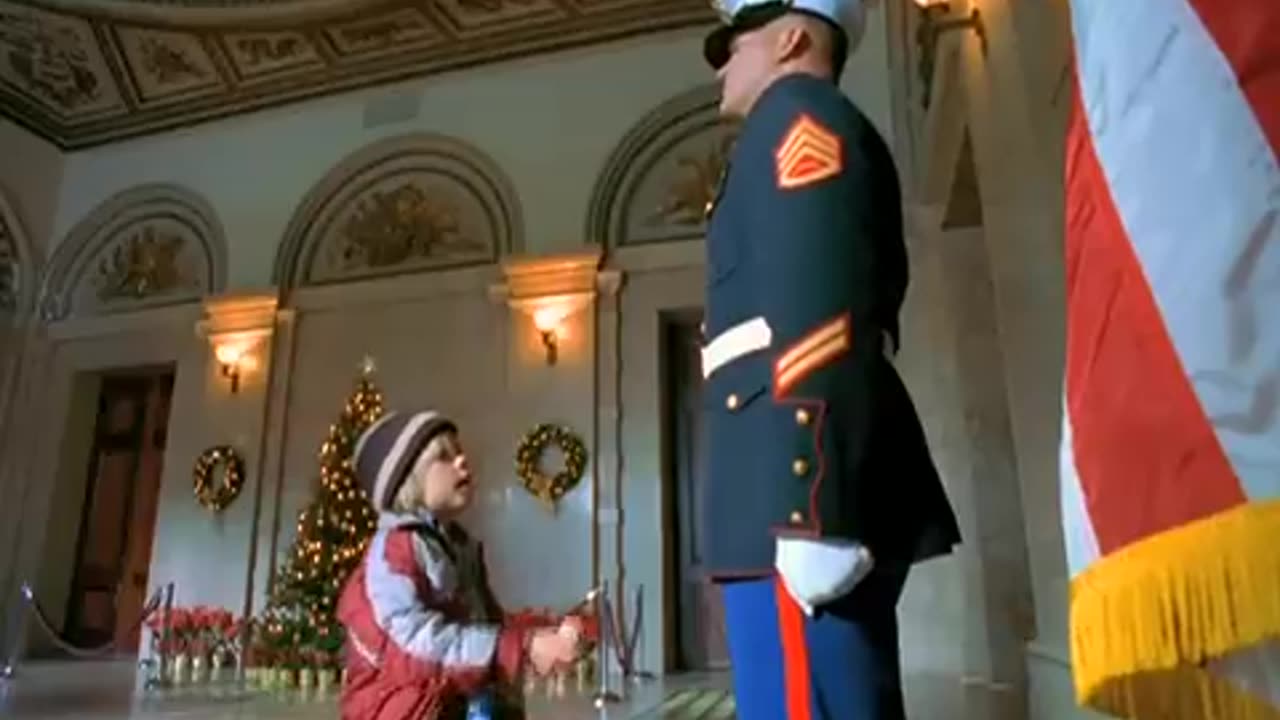 Marine Corps Commercial Toys for Tots Guard Duty
