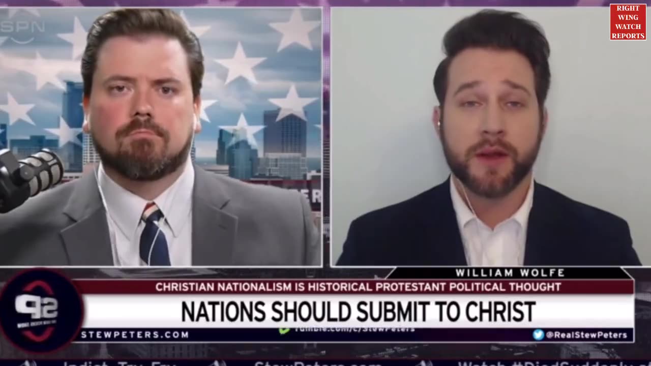 William Wolfe Goes Viral On Right Wing Watch Spreading Based Christian Nationalism