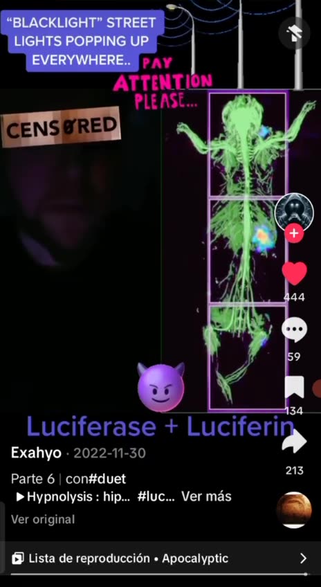 Luciferase is the same chemical used in Covid vaccines