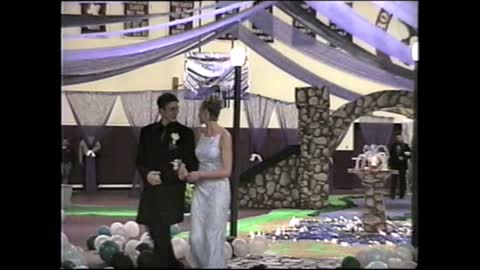 2000-01 WPHS Vids 071 Prom 037 Grand March Couple 10 by Glenn Strader