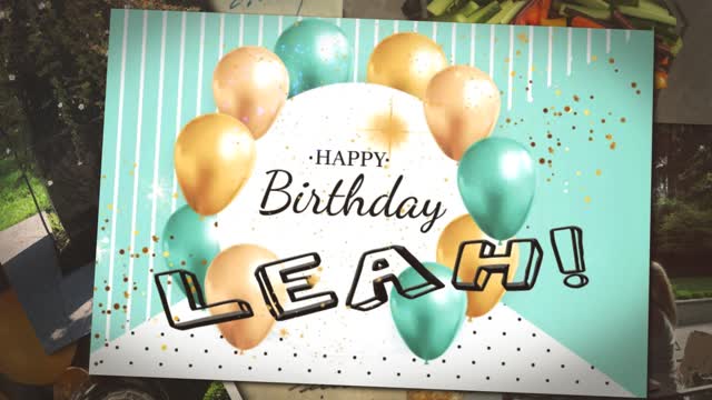 Happy Birthday Leah