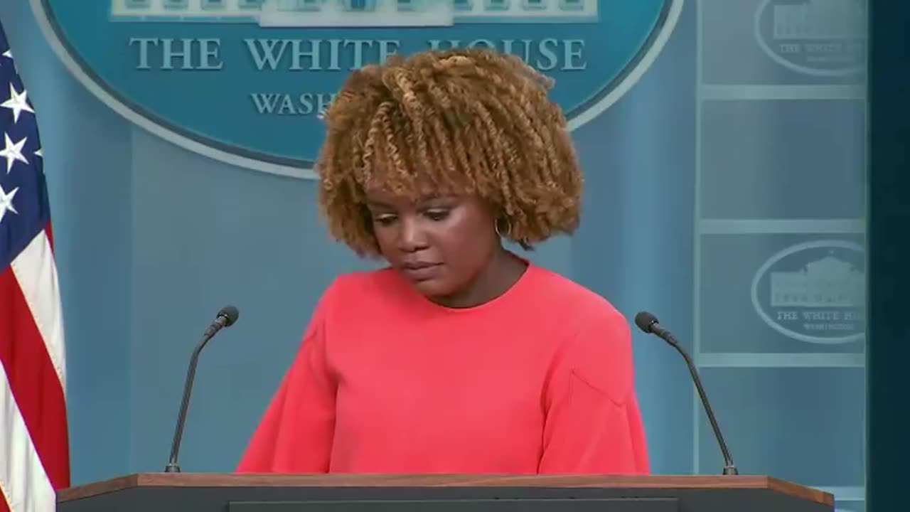 WH press sec on Trump's comments on Kamala: "The American people deserve better"