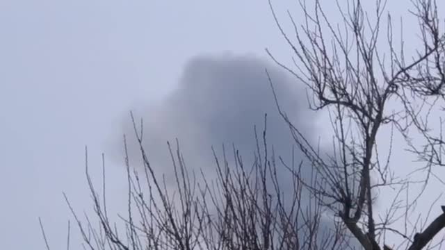 Russian Soldiers Parachute to Safety