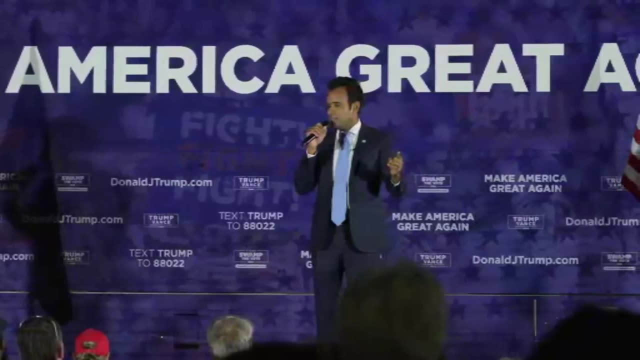 Vivek Ramaswamy Campaigns for President Trump in Waukesha, WI (9/25/24)