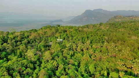 Beautiful nature by drones with peaceful music