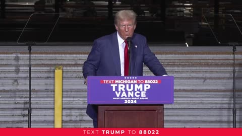 President Trump in Potterville, Michigan 8/29/24