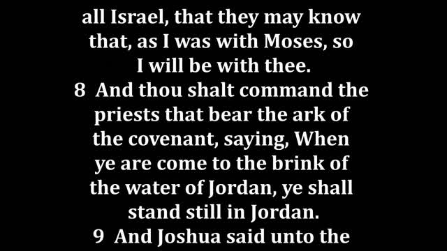 Joshua 3 King James version