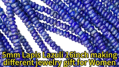 GN-20241217-05 5mm Lapis Lazuli 16inch making different jewelry gift for Women and Mom atmosphere