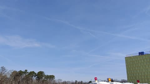 US Gov Chemical Chemtrails🤔Grid Pattern