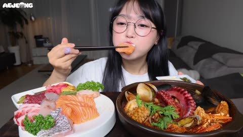 mukbang korean food #125