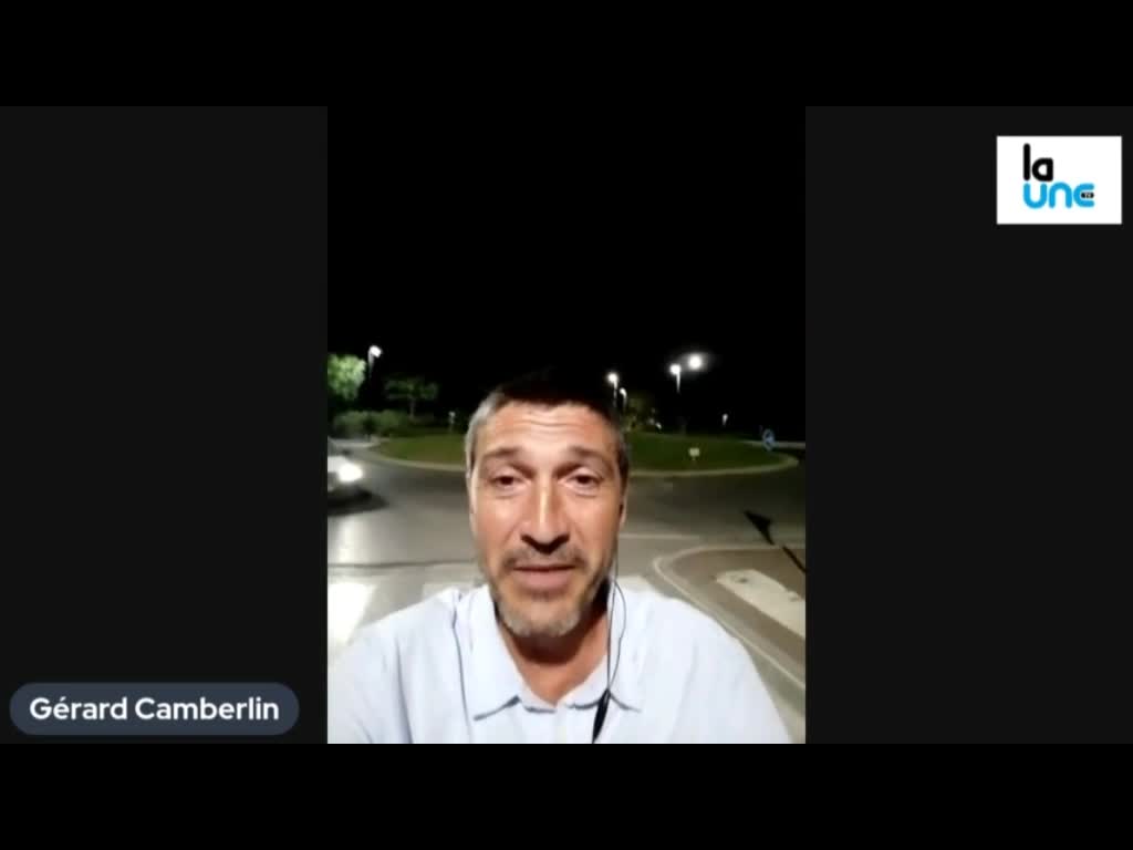 Message de Gerard Camberlin la une TV