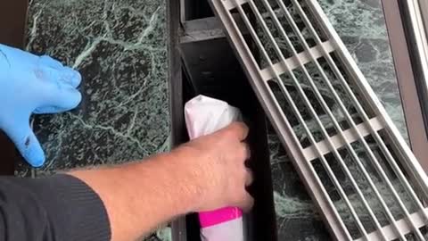 Check your hotel vent RIGHT NOW